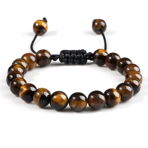 Tiger eye lava rock bracelet - rock,