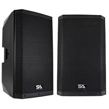 Pair of Powered 12" 1000W PA