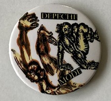 DEPECHE MODE SHAKE THE DISEASE 32 mm VINTAGE METAL PIN BADGE FROM THE 1980's