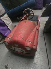 Tri-ang pressed steel children's pedal car from the 1960s.