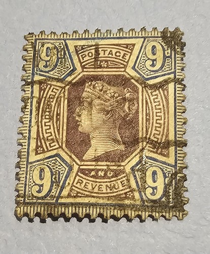 1887 1892 jubilee 9d - gb,