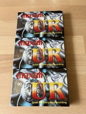 3x Maxell UR 90 Audio Cassette