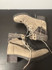 TRASH Women's Taupe Faux Suede