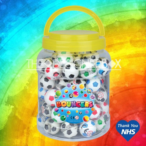 Football bouncy balls 50 - football, 1-50