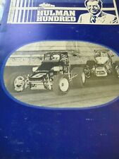 PROGRAMME HULMAN HUNDRED INDIANAPOLIS USAC STOCK CARS 1986 RICK HOOD BIGELOW