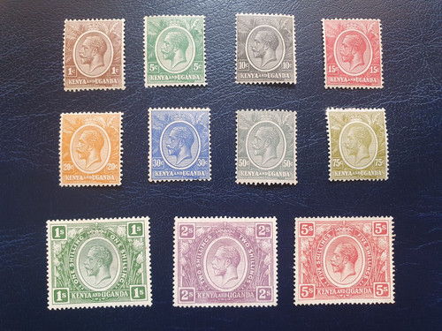 Kenya uganda 1922 part set - -,