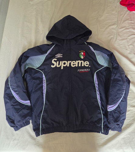 Supreme umbro navy hooded - supreme, x