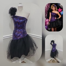 Vintage'80s Black Sequins One