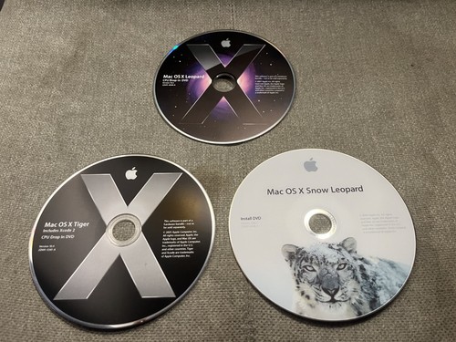 Mac dvds tiger leopard - os,