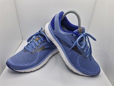 Womens Brooks Glycerin 18 running training shoes Blue size UK 4 Ladies Jogging 