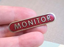 Vintage Enamel School Monitor