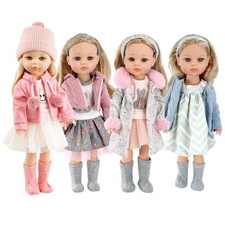 15" Fashion Dolls American Style Girl Baby Doll & Long Styling Hair BiBi Doll
