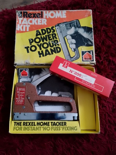 Rexel vintage home tacker - rexel,