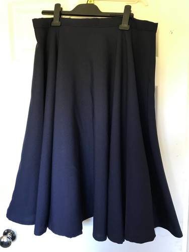 New navy character skirt