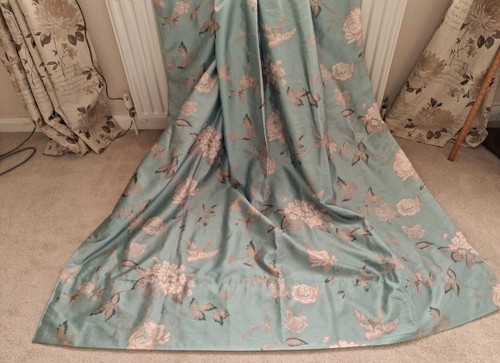 Curtains pair next floral - floral, duck