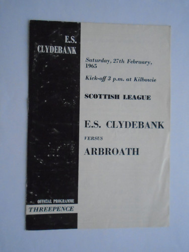 Clydebank arbroath - clydebank,