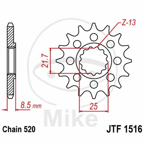 Sprocket z14 520 - sprocket,