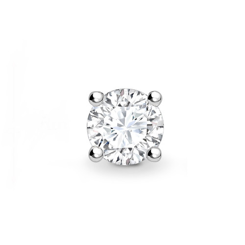 Single diamond stud earring - single,