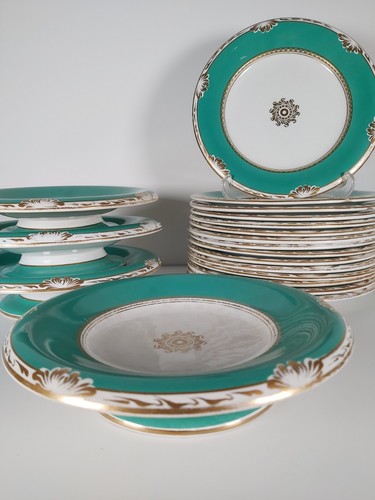 Four antique wedgwood pearlwar - antique,