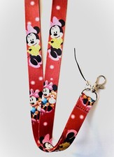 Disney Minnie Mouse Poses Red Lanyard