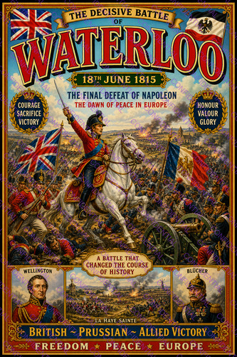 Battle waterloo belgium - battle,