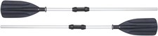 2 Piece Aluminium Oars - Versatile Functionality 218 cm, Black