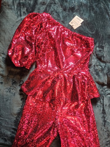 Zara women sequinned fuschia - zara,