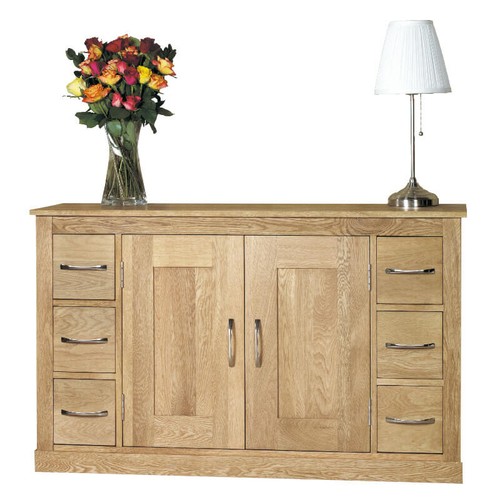 Solid oak sideboard drawers - oak,