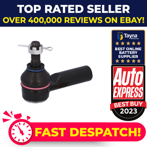 Tie track rod end - left, or