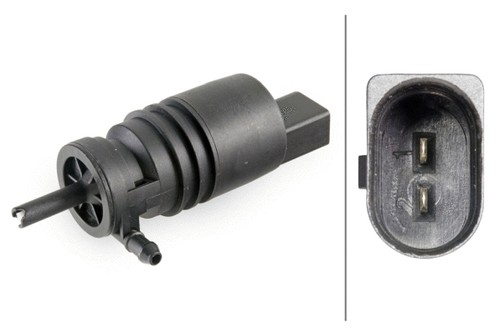 Washer fluid pump window - washer,