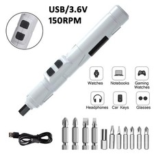 12 in 1 Mini Cordless Drill Electric Screwdriver Drill Driver Bits Tool Recharge
