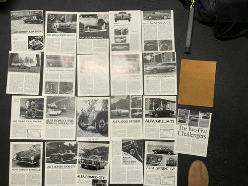 Lot alfa romeo road - 21, and
