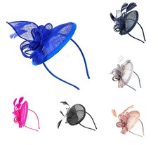 Large Headband Aliceband Hat Fascinator Weddings Ladies Day Race Royal Ascot
