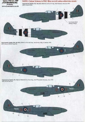 Xtradecal x48118 supermarine - xtradecal,