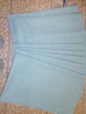 Plain sky blue Curtains To Fit