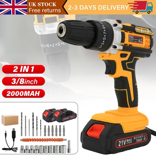 21v cordless drill set high - 21v,