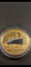 glod plated coin titanic part