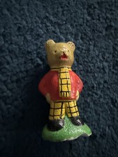 Rupert The Bear Collectible Figurine 7cm Height Vintage 1980s
