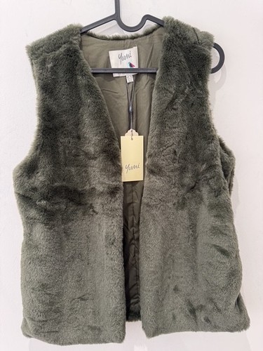 Yumi dark green - green, fur