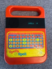 Vintage Speak & Spell  Texas Instruments 1978 Tested Working See Video