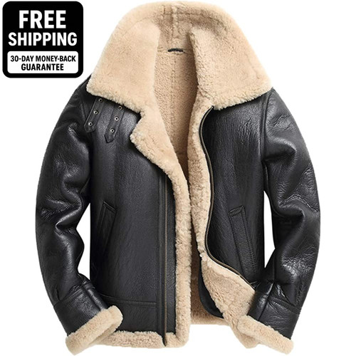 Mens raf real leather - b3,