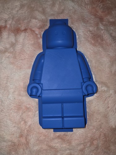 Lego retired blue minifigure - lego,