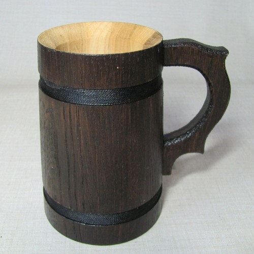 Rustic handmade wooden viking - rustic,