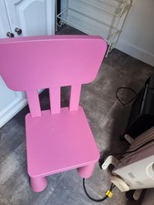 Ikea Mammut Kids Indoor/Outdoor Children's Chair,  Pink