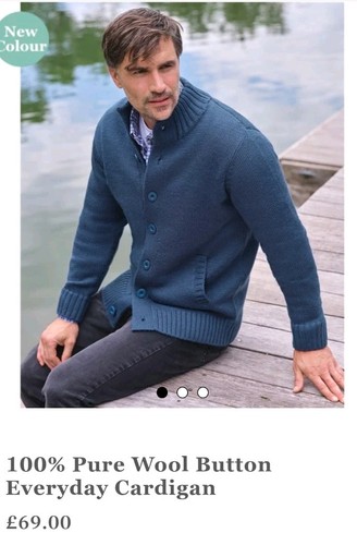 Woolovers wool cardigan - wool,