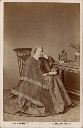 London cdv lady crinoline - london,