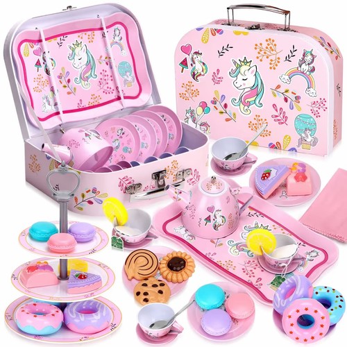 Piece toy tea set - toy, pretend