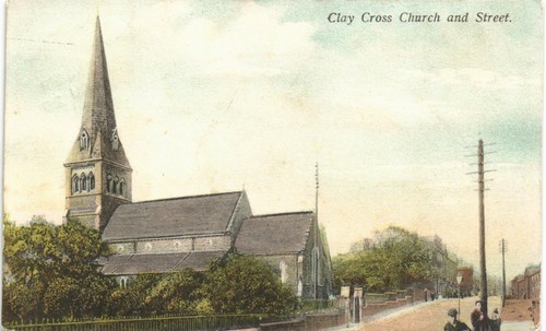 Clay cross church - cross,