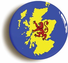SCOTLAND BADGE BUTTON PIN
