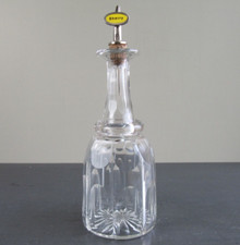 Antique cut glass - cut, decanter
